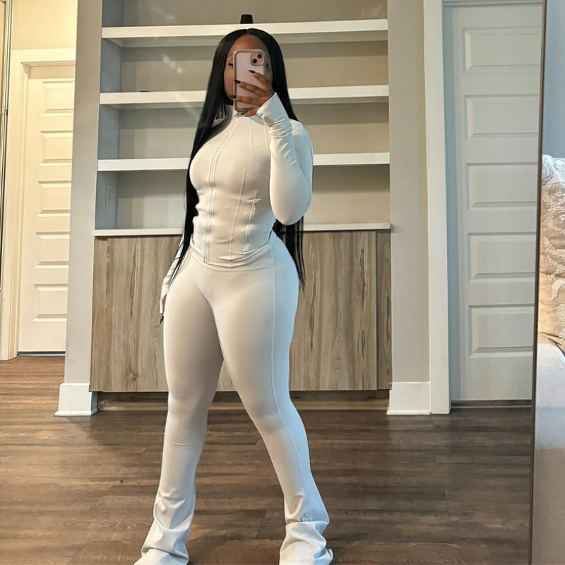 BBL Jacket + Flare Leggings Set