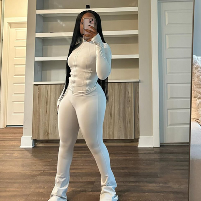 BBL Jacket + Flare Leggings Set