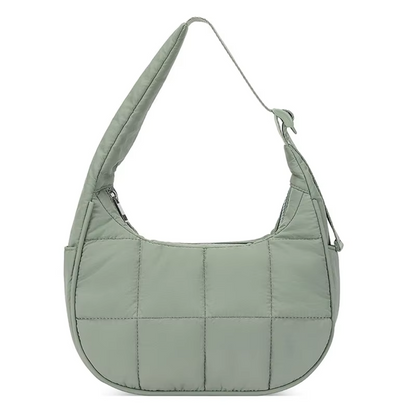 Puffer Crescent Shoulder Bag