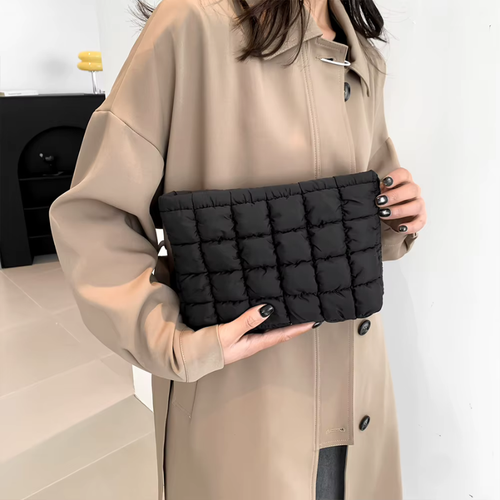 Quilted Puffer Pouch