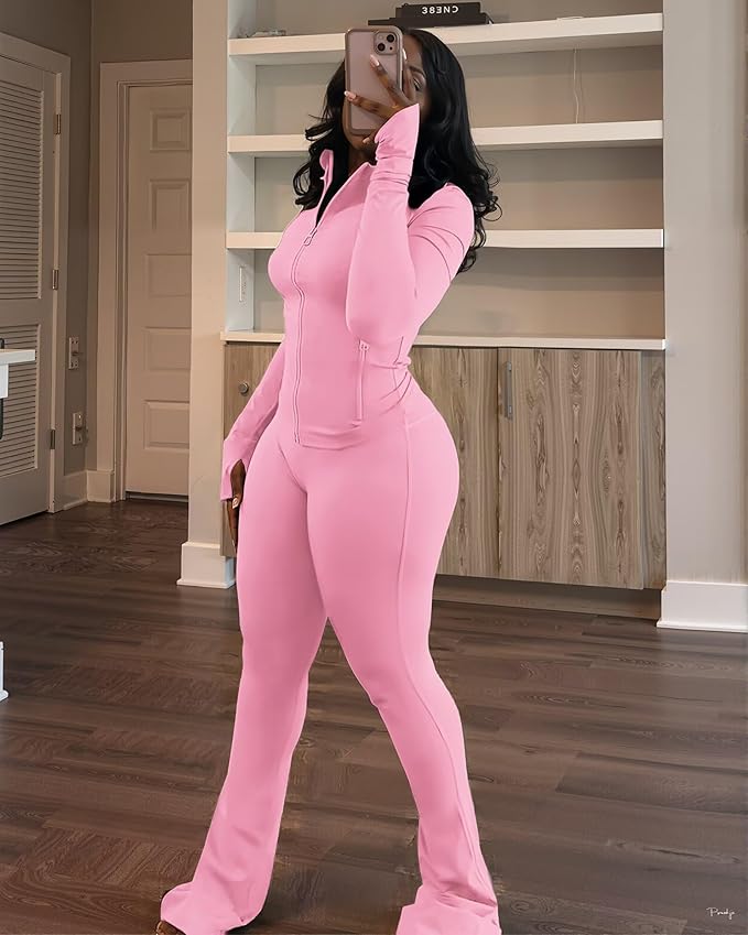 BBL Jacket + Flare Leggings Set